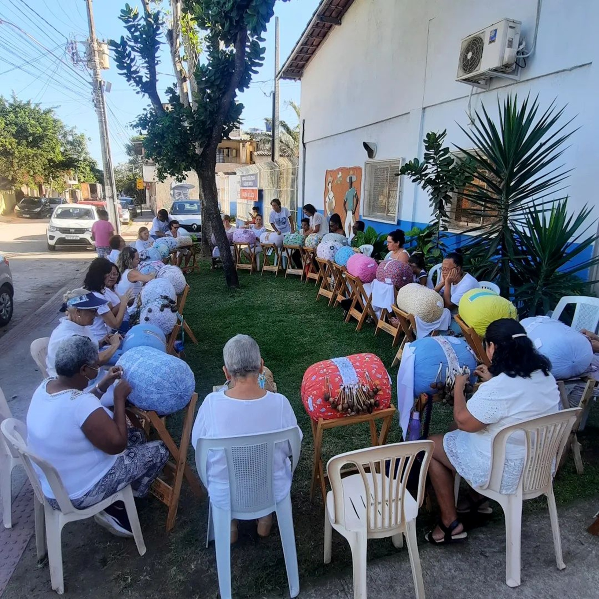 FOTO PONTO DE MEMÓRIA BARRA DE RENDA - RODA DE RENDEIRAS 1