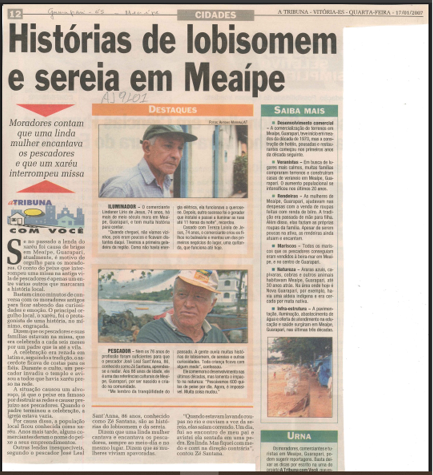 IMAGEM PONTO DE MEMÓRIA BARRA DE RENDA - REGISTROS HISTÓRICOS - RENDEIRAS DE MEAÍPE 01