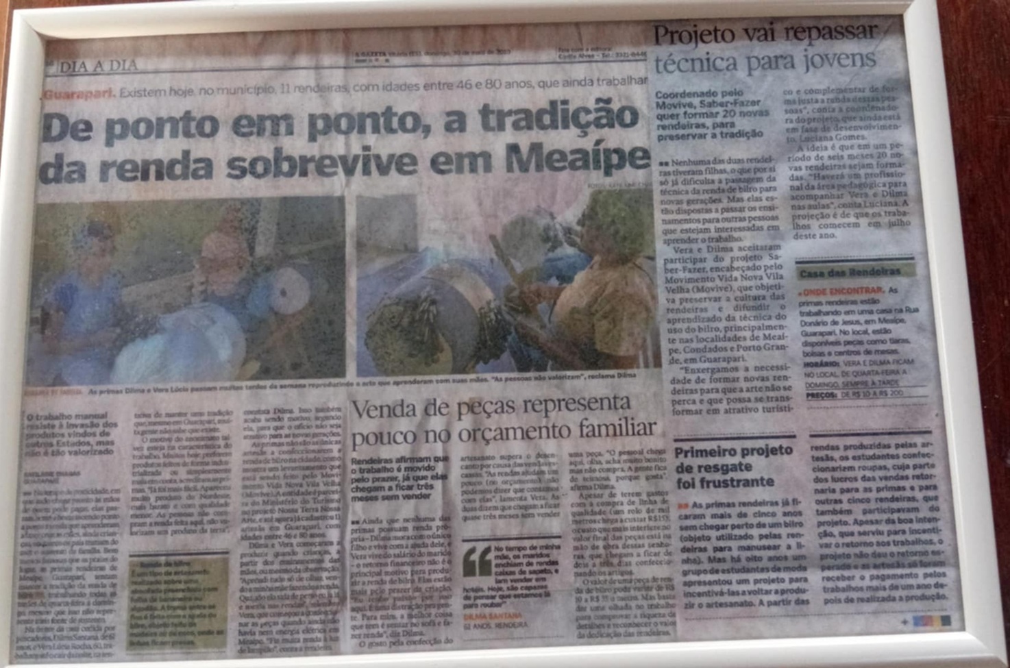 IMAGEM PONTO DE MEMÓRIA BARRA DE RENDA - REGISTROS HISTÓRICOS - RENDEIRAS DE MEAÍPE 09