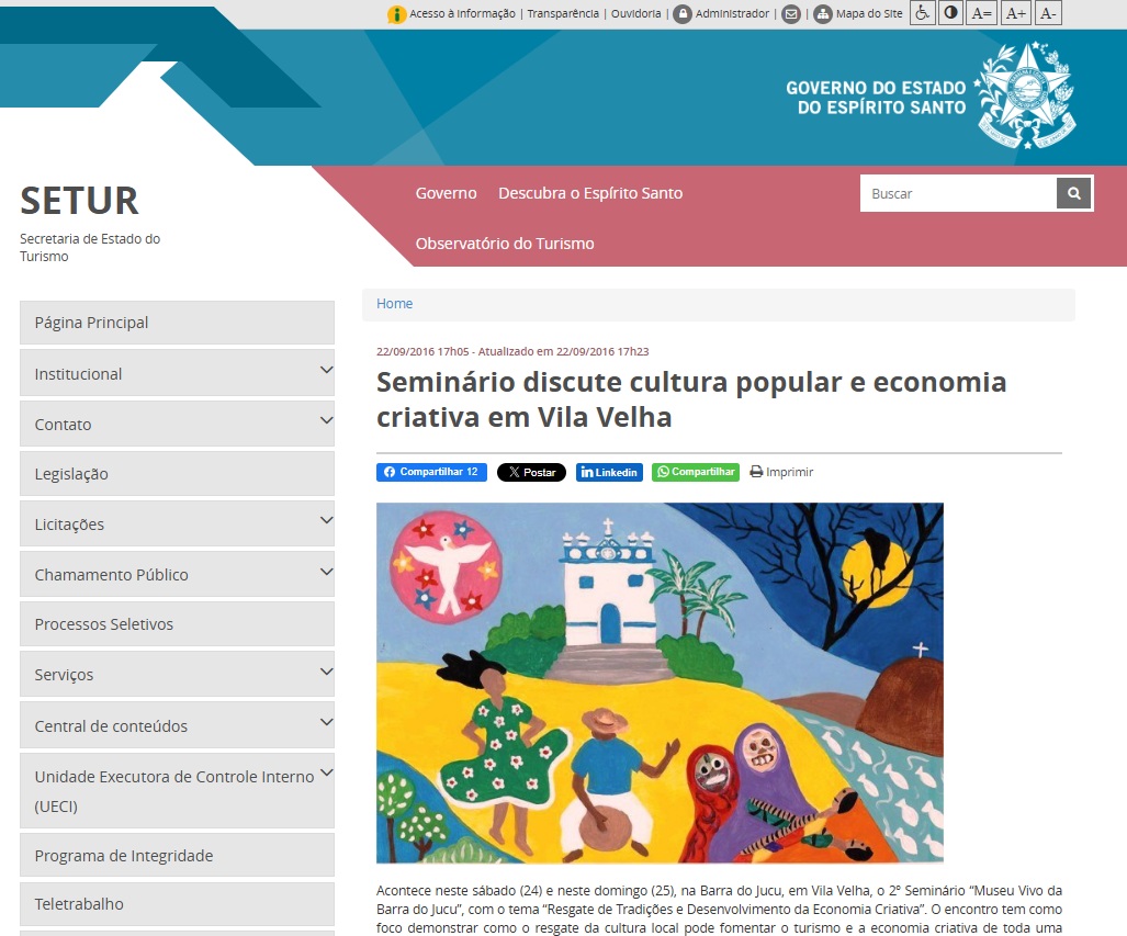 IMAGEM PONTO DE MEMÓRIA BARRA DE RENDA - SITE SETUR 2016