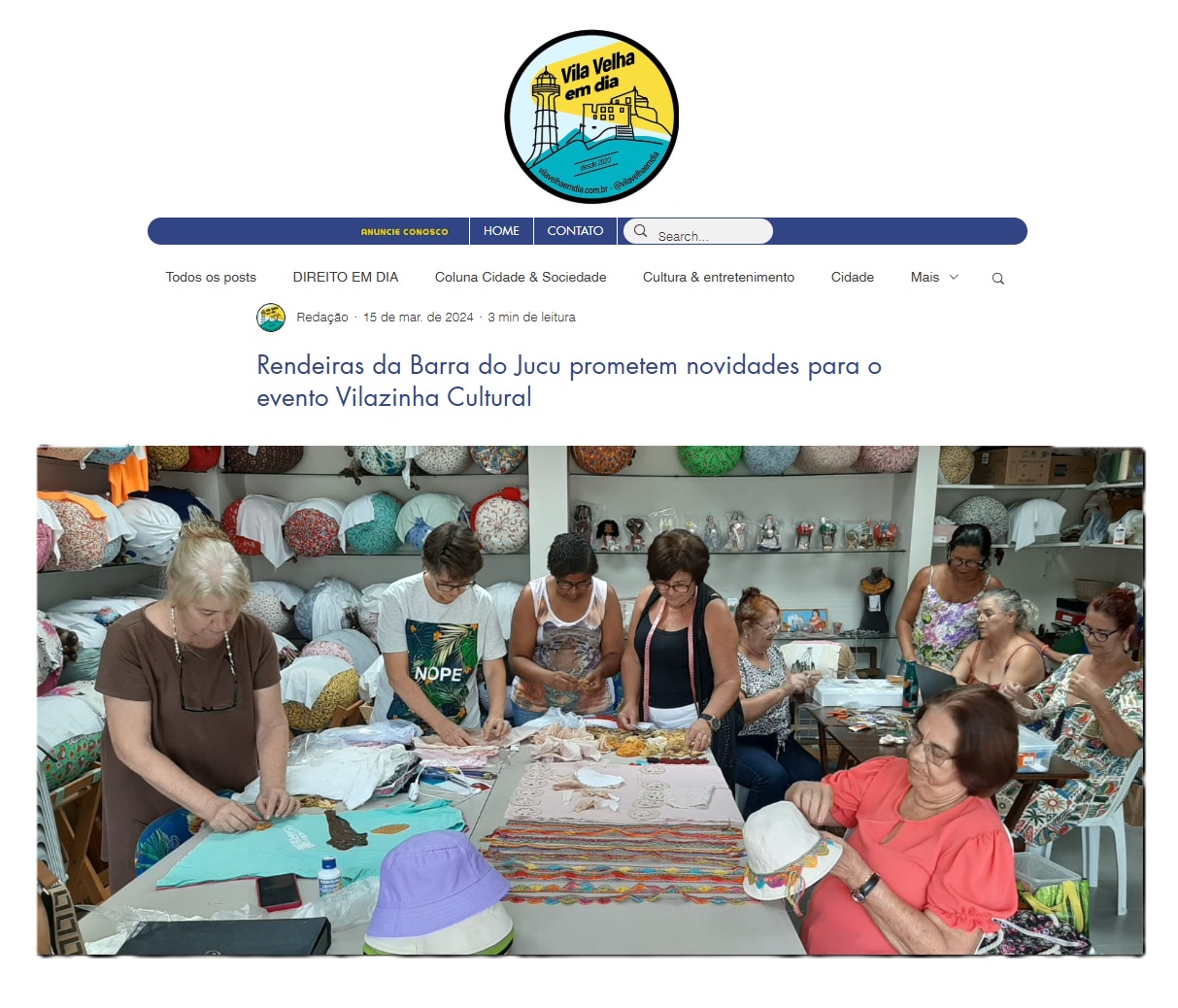 MATÉRIA SITE VILA VELHA EM DIA - PONTO DE MEMÓRIA BARRA DE RENDA 01