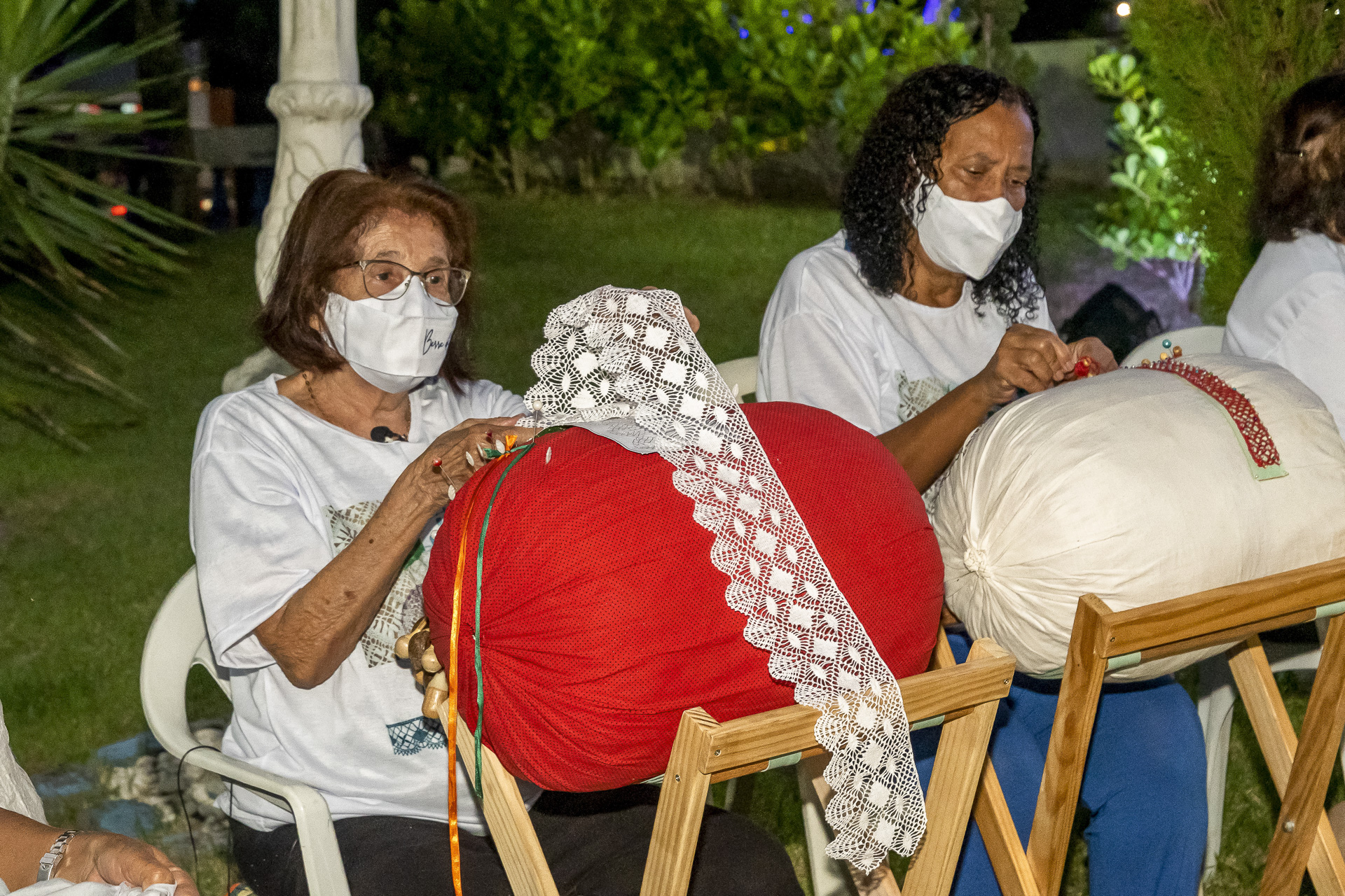 Mostra Tradição e Religiosidade em Rendas De Bilro - Igreja Nossa Senhora da Glória - Barra do Jucu - Vila Velha (ES) - Brasil